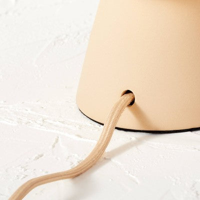 Ceramic Table Lamp With Rope Shade Brown (Includes LED Light Bulb) - Opalhouse™ Designed With Jungalow™