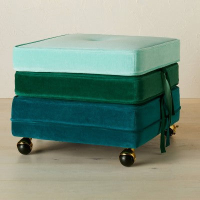 Marin Stackable Pouf With Casters - Opalhouse™ Designed With Jungalow™