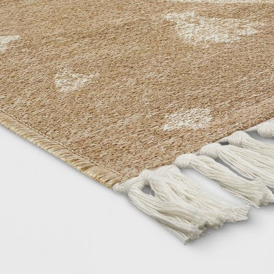 7'x10' Tapestry Rectangular Woven Outdoor Area Rug Multicolor Neutrals - Opalhouse™