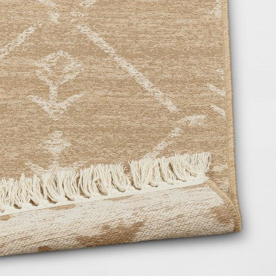 5'x7' Tapestry Rectangular Woven Outdoor Area Rug Multicolor Neutrals - Opalhouse™
