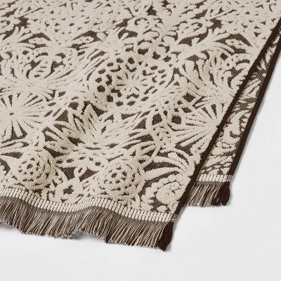  Allover Pattern Towels Black/White - Opalhouse