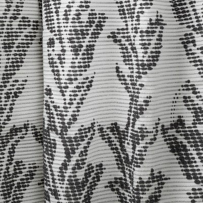  1pc 50"x84" Light Filtering Limu-Limu Leaf Jacquard Curtain Panel Gray - Opalhouse™ Designed With Jungalow™
