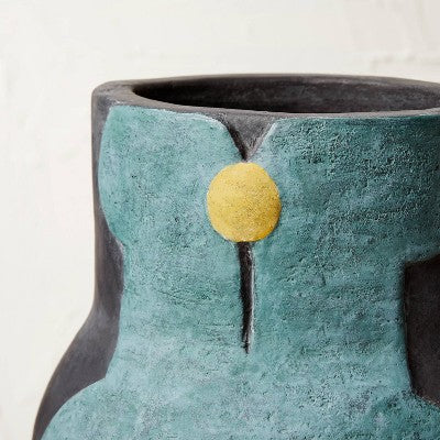  Small Geo Pattern Vase Yellow - Opalhouse™ Designed With Jungalow™