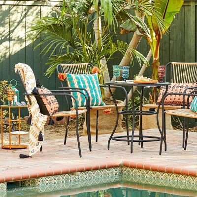  Nolina 27.5" Round Bistro Patio Dining Table, Outdoor Furniture - Opalhouse™ Designed With Jungalow™