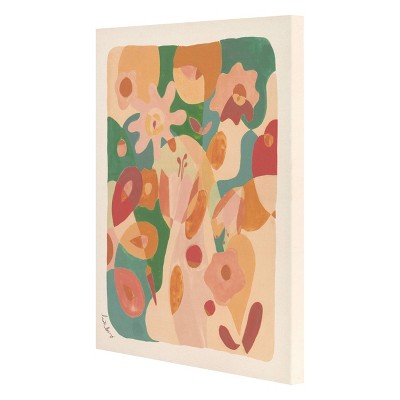  24" X 30" Floral Abstract Unframed Wall Canvas Green - Opalhouse™ Designed With Jungalow™