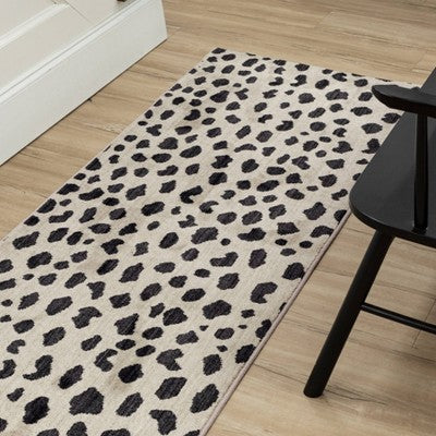  Daffodil Leopard Print Woven Rug - Threshold™