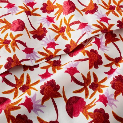  Printed Cotton Percale Sheet Set - Opalhouse™ Designed With Jungalow™