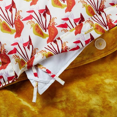  Reversible Velvet Duvet Cover & Sham Set - Opalhouse™ Designed With Jungalow™