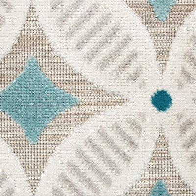  5' X 7' Quatrefoil Outdoor Rug Aqua - Opalhouse™