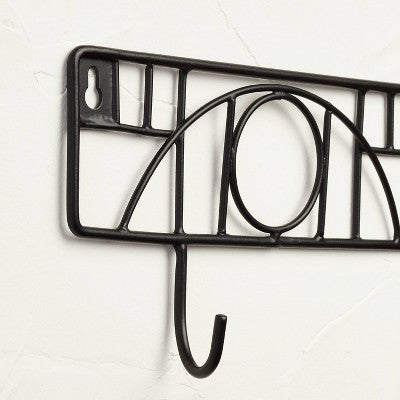  Face Wall Hook Black - Opalhouse™ Designed With Jungalow™