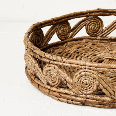  Swirl Woven Tray - Opalhouse™ Designed With Jungalow™