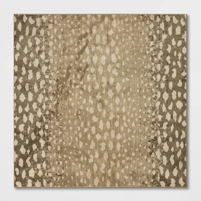  Elderberry Snake Skin Print Woven Rug Gray - Opalhouse