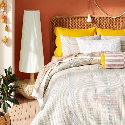  Dove Stitch Quilt Sham Off-White - Opalhouse™ Designed With Jungalow™