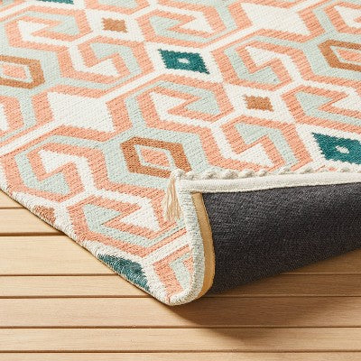  Tapestry Ogee Medallion Rug Blush - Opalhouse™ Designed With Jungalow™