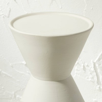  Ceramic Plant Pedestal White - Opalhouse™ Designed With Jungalow™