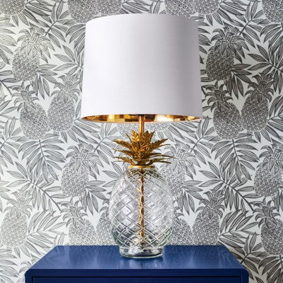  Pineapple Peel & Stick Wallpaper Brown - Opalhouse™: Removable Vinyl, Bohemian Fruit Pattern, Stain-Resistant, 27.5 Sq Ft Coverage