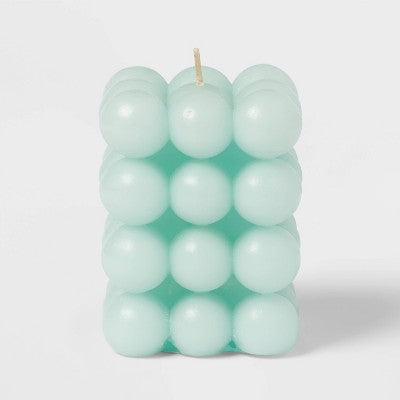  3.5" Unscented Bubble Sculpture Candle 12oz - Opalhouse™