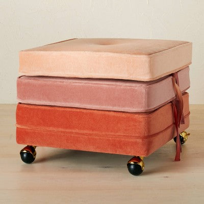  Marin Stackable Pouf With Casters - Opalhouse™ Designed With Jungalow™