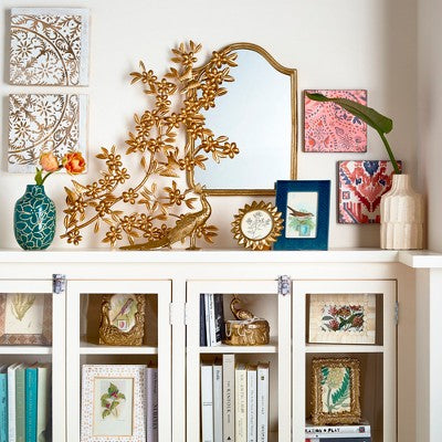  4" X 4" Cast Sunburst Frame Gold - Opalhouse™