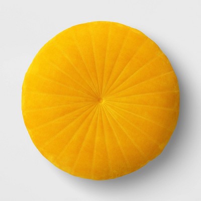  Quilted Velvet Round Throw Pillow - Opalhouse™