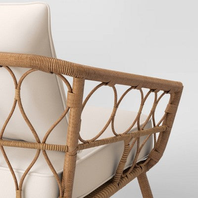  Britanna Patio Loveseat, Outdoor Furniture - Natural - Opalhouse™