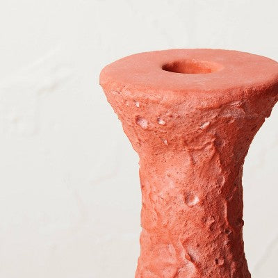  Short Clay Taper Candle Holder Red - Opalhouse™ Designed With Jungalow™