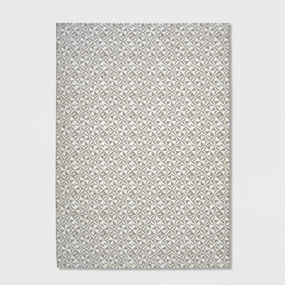  Cameo Outdoor Rug Gray/White - Opalhouse