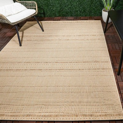  Outdoor Rug Stitched Stripe - Opalhouse™