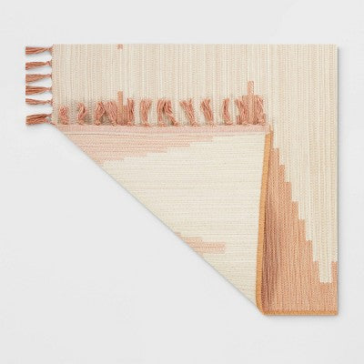  7'x10' Tapestry Rectangular Woven Outdoor Area Rug Rust - Opalhouse™