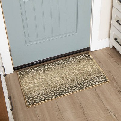  Elderberry Snake Skin Print Woven Rug Gray - Opalhouse