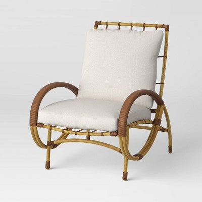  2pc Sculptured Statement Patio Chair & Ottoman - Opalhouse™