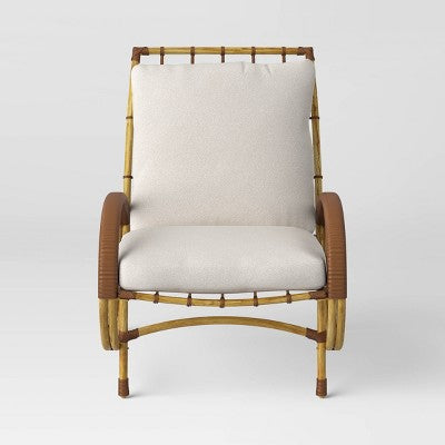  2pc Sculptured Statement Patio Chair & Ottoman - Opalhouse™