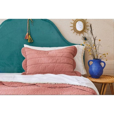  Scalloped Edge Quilt Sham - Opalhouse™ Designed With Jungalow™ 