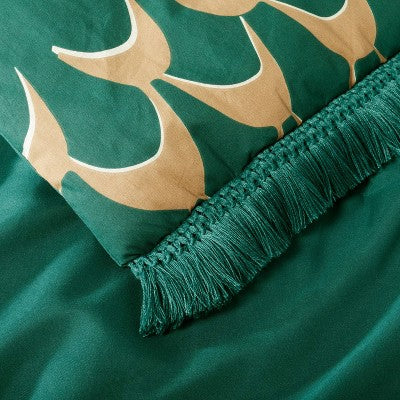  Full/Queen Printed Comforter & Sham Set Teal - Opalhouse™ Designed With Jungalow™