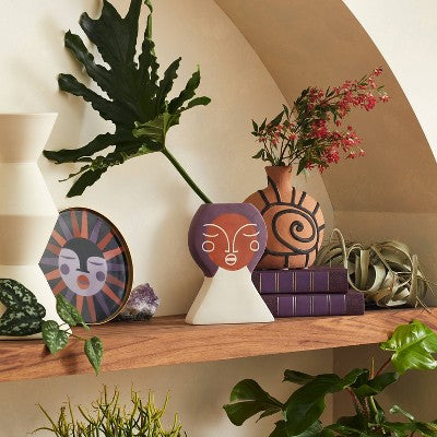 Spiral Shell Terracotta Vase Brown - Opalhouse™ Designed With Jungalow™