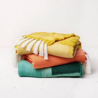  Geometric Patterned Chunky Woven Throw Blanket - Opalhouse™ Designed With Jungalow™