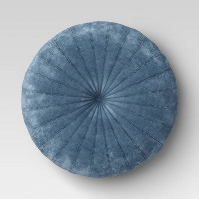  Quilted Velvet Round Throw Pillow - Opalhouse™