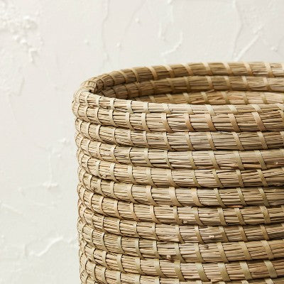  Seasgrass And Bamboo Woven Pedestal Vase - Opalhouse™ Designed With Jungalow™