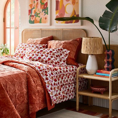  Printed Cotton Percale Sheet Set - Opalhouse™ Designed With Jungalow™