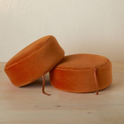  Olivia Round Pouf Rust - Opalhouse™ Designed With Jungalow™