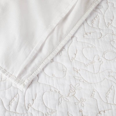  Dove Stitch Quilt Sham Off-White - Opalhouse™ Designed With Jungalow™