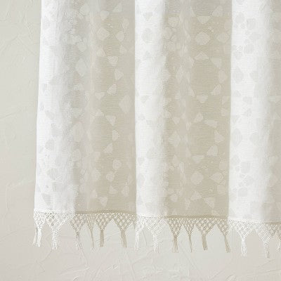  Villa Burnout White Shower Curtain - Opalhouse™ Designed By Jungalow™