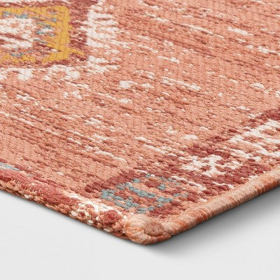  5' X 7' Sunset Moroccan Woven Tapestry Outdoor Rug Coral - Opalhouse™