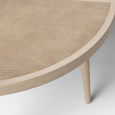  Leona 46" Round Crushed Bamboo Stamped Steel Top Patio Dining Table - Opalhouse™