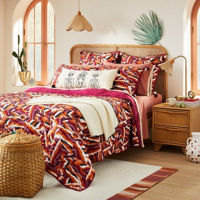  Oversized Oblong Embroidered Decorative Throw Pillow Natural/Black - Opalhouse™ Designed With Jungalow™