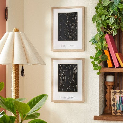  12.8" X 16.8" 2pk Woman Framed Under Plexi - Opalhouse™ Designed With Jungalow™