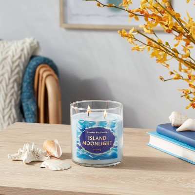  Lidded Glass Jar Candle Island Moonlight - Opalhouse™