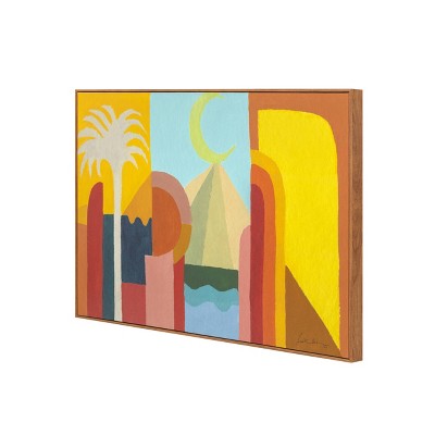  36" X 24" Time And Place Framed Wall Art - Opalhouse™ Designed With Jungalow™