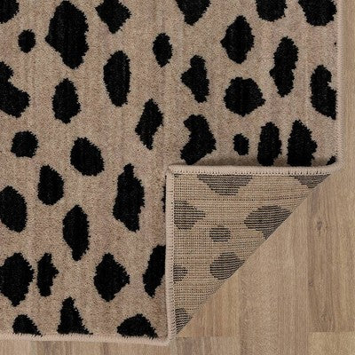  Daffodil Leopard Print Woven Rug - Threshold™