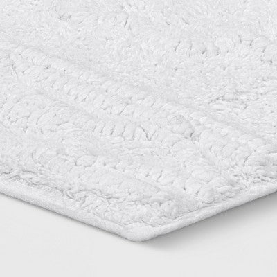  Floral Bath Rug True White - Opalhouse™